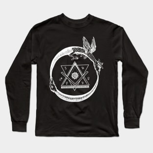 Ouroboros alchemy symbol Long Sleeve T-Shirt